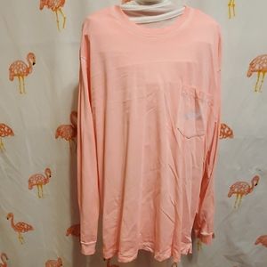 Pink brand long sleeve tee